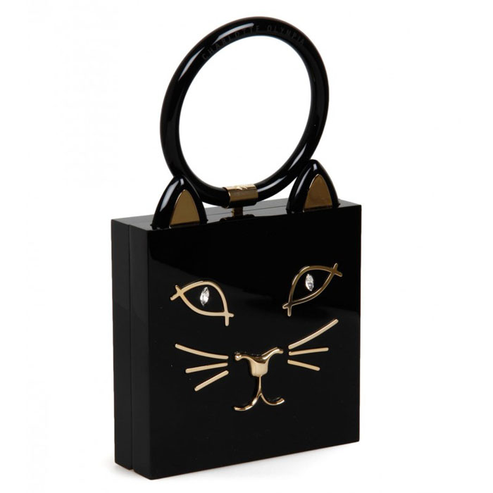 charlotte-olympia-black-perspex-kitty-clutch-bag