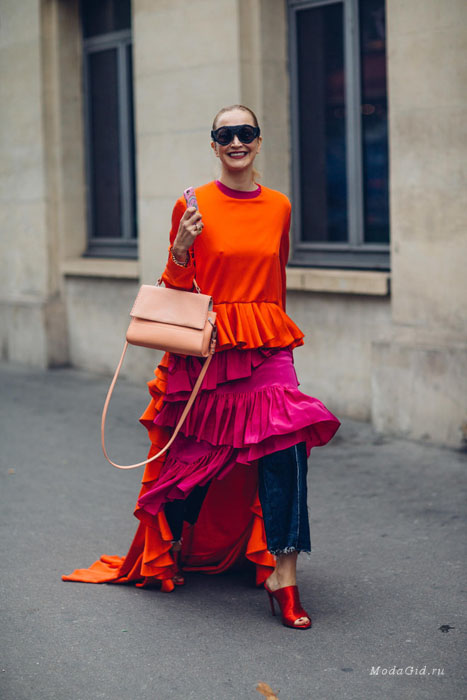 Неделя моды в Париже весна-лето 2018: street style