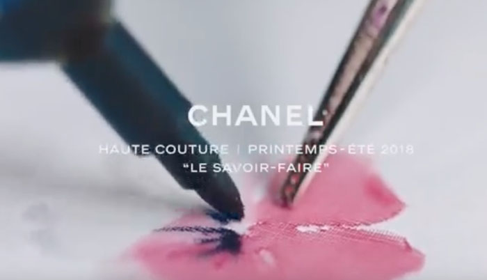 как создавалась коллекция chanel haute couture весна лето 2018