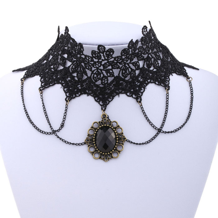 Amy-bria-Pendant-Delicate-Black-Lace-Pendants-Chokers-Necklaces-Vintage-And-Unique-Design-Handmade-Jewerly-Fashion